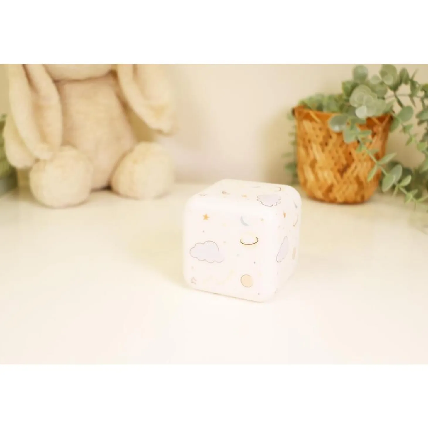 Cloud b Veilleuse Cube B Espace Multicolore