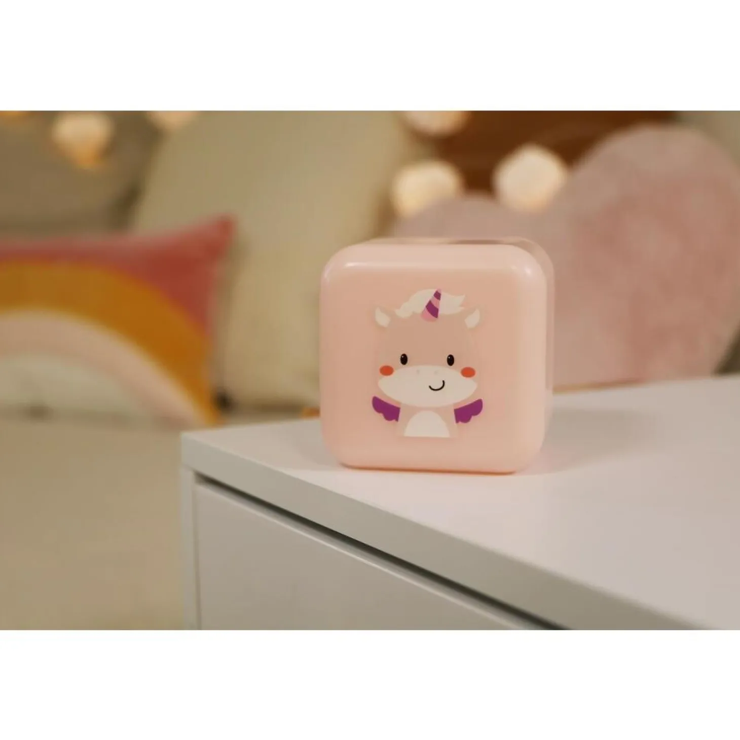 Cloud b Veilleuse Cube B Lily La Licorne Rose