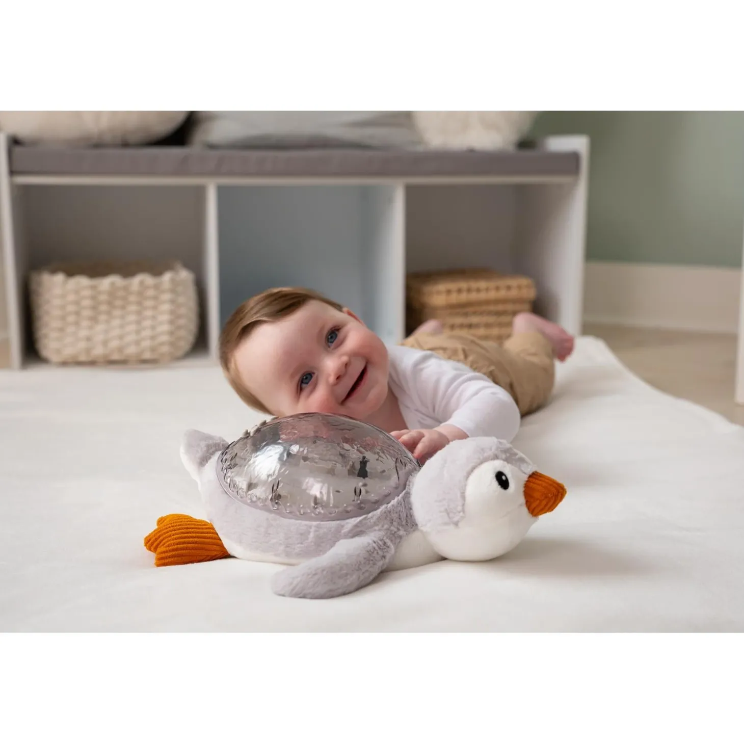 Cloud b Veilleuse tranquil penguin Multicolore