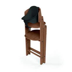 Cybex Chaise haute bébé Pliante et Évolutive Pack Click & Fold 3-en-1 All Natural Dark
