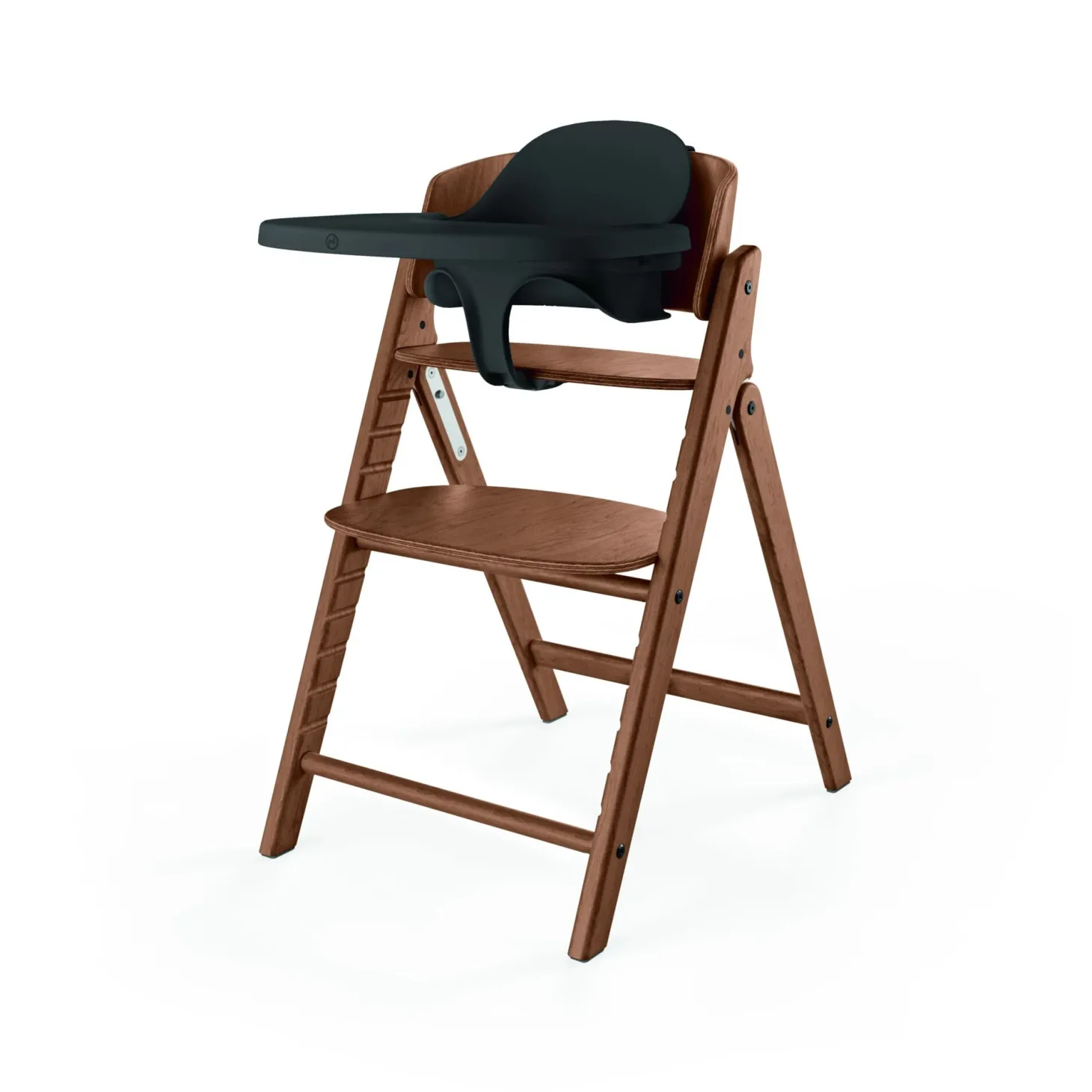 Cybex Chaise haute bébé Pliante et Évolutive Pack Click & Fold 3-en-1 All Natural Dark