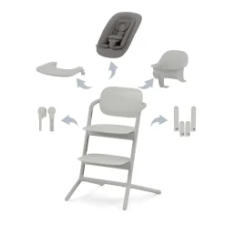 Cybex Chaise haute Lemo 4 en 1 Suede Grey