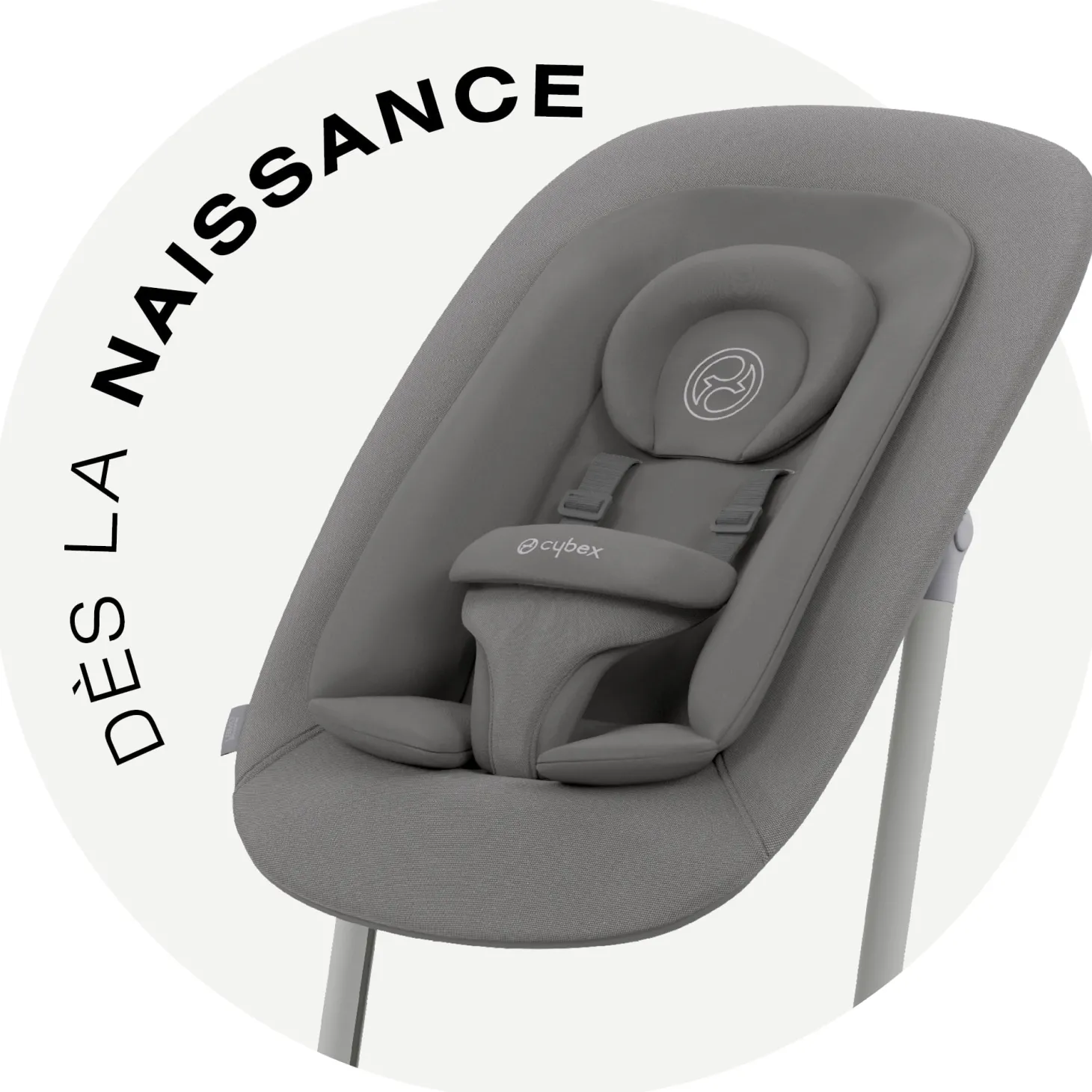 Cybex Chaise haute Lemo 4 en 1 Suede Grey