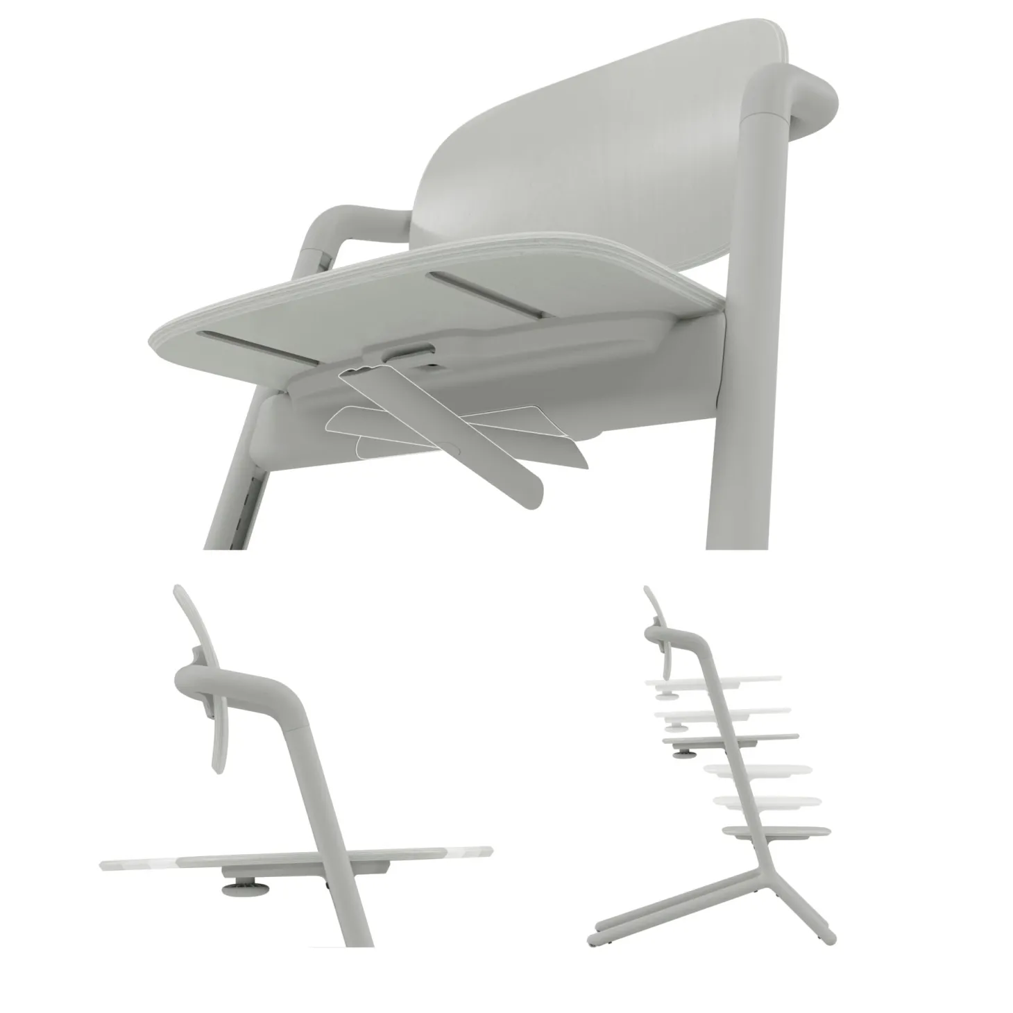 Cybex Chaise haute Lemo 4 en 1 Suede Grey