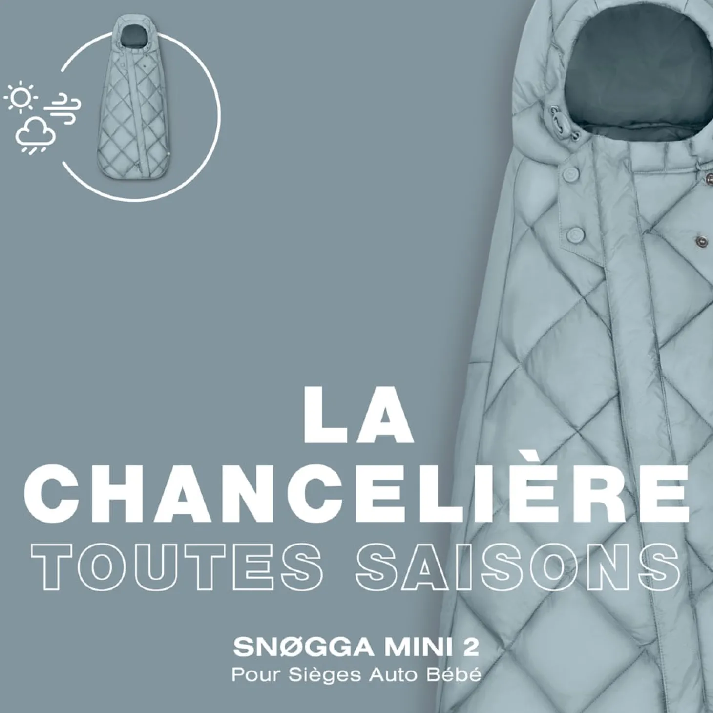 Cybex Chancelière Snogga 2 mini lava grey