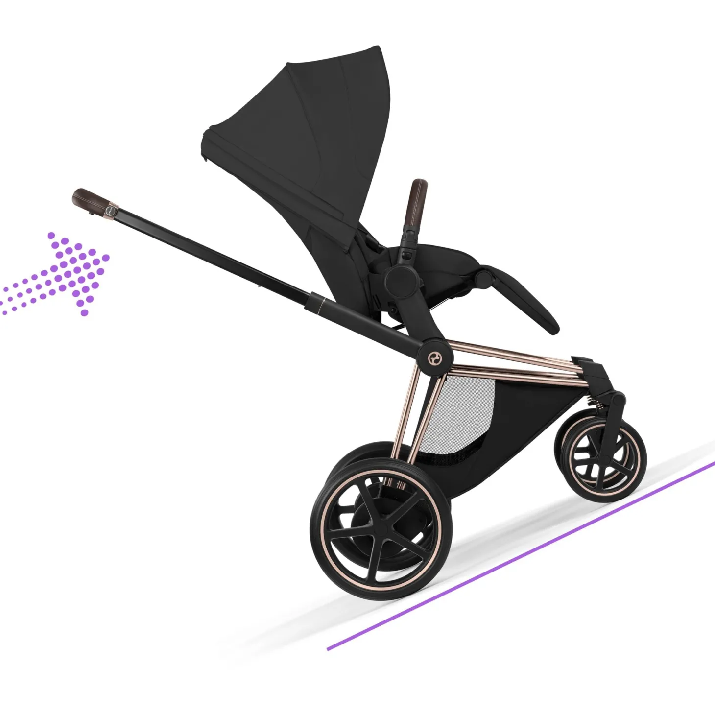 Cybex Châssis e-Priam Rose Gold