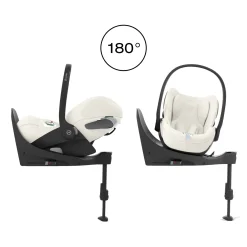 Cybex Coque Auto Cloud T i-Size Tissu Plus Off White