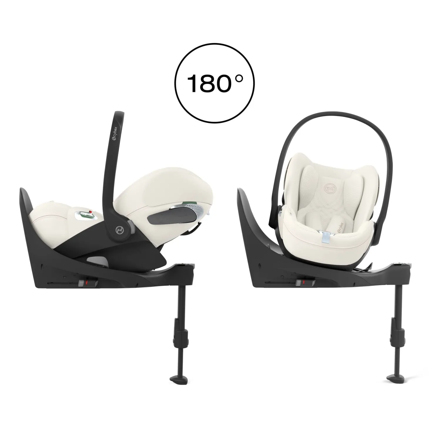 Cybex Coque Auto Cloud T i-Size Tissu Plus Off White