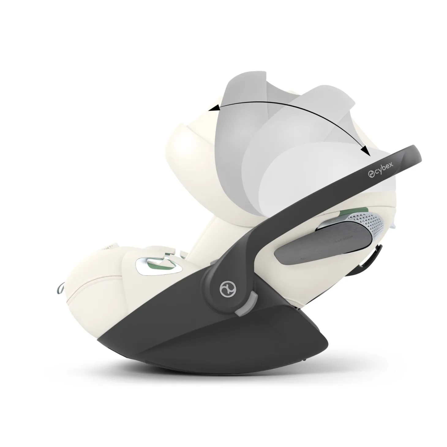 Cybex Coque Auto Cloud T i-Size Tissu Plus Off White