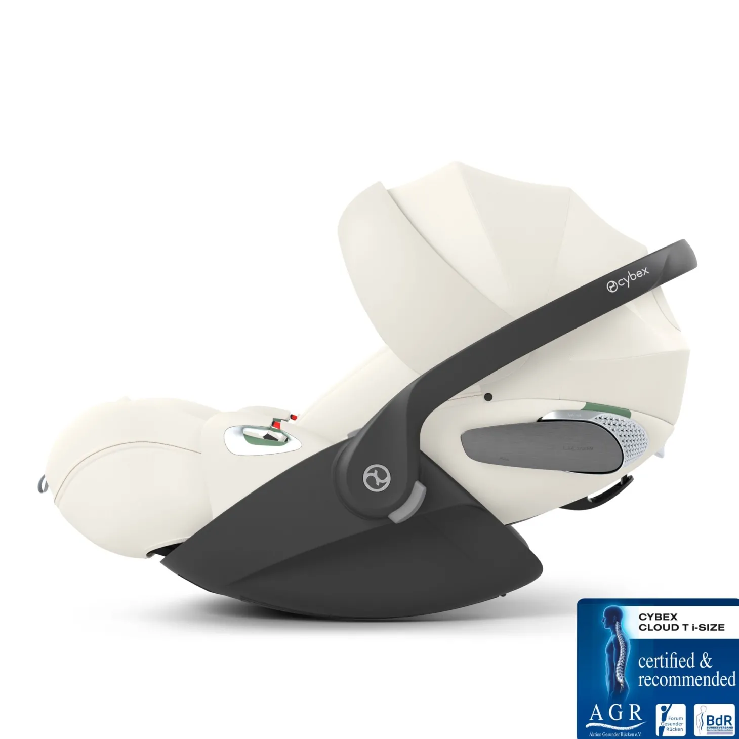 Cybex Coque Auto Cloud T i-Size Tissu Plus Off White
