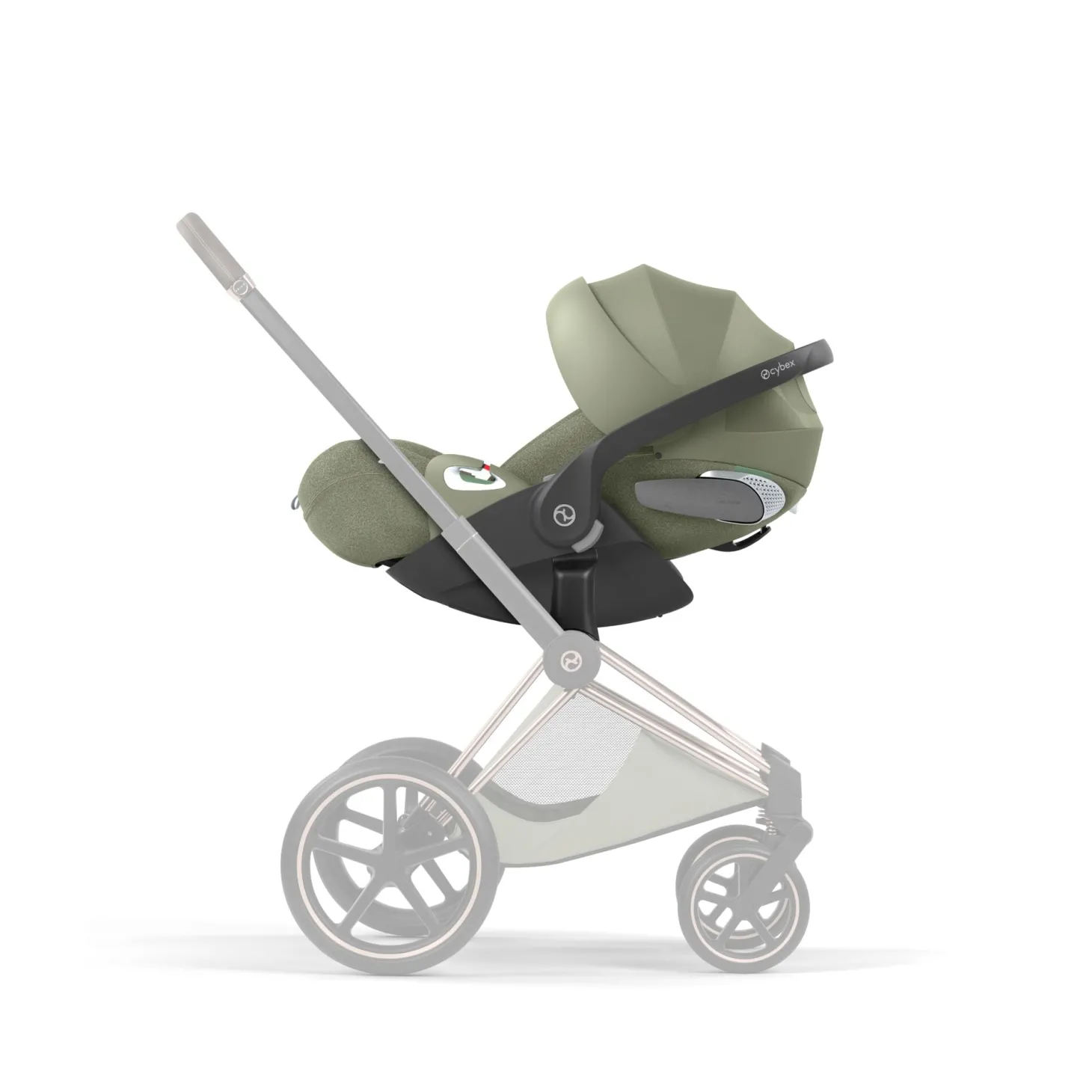 Cybex Coque Auto Cloud T i-Size Tissu Plus Sage Green