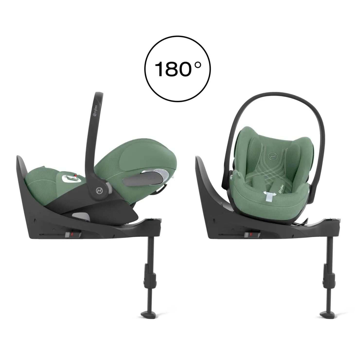 Cybex Coque Auto Cloud T i-Size Tissu Plus Leaf Green