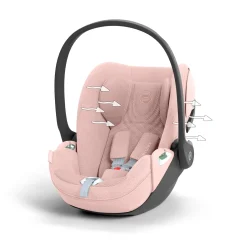 Cybex Coque Auto Cloud T i-Size Tissu Plus Peach Pink
