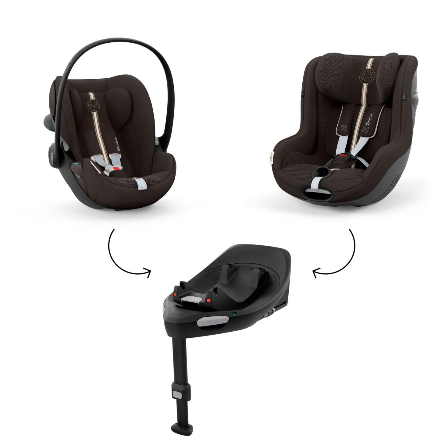 Cybex Coque Cloud G3 Plus Chocolate Brown