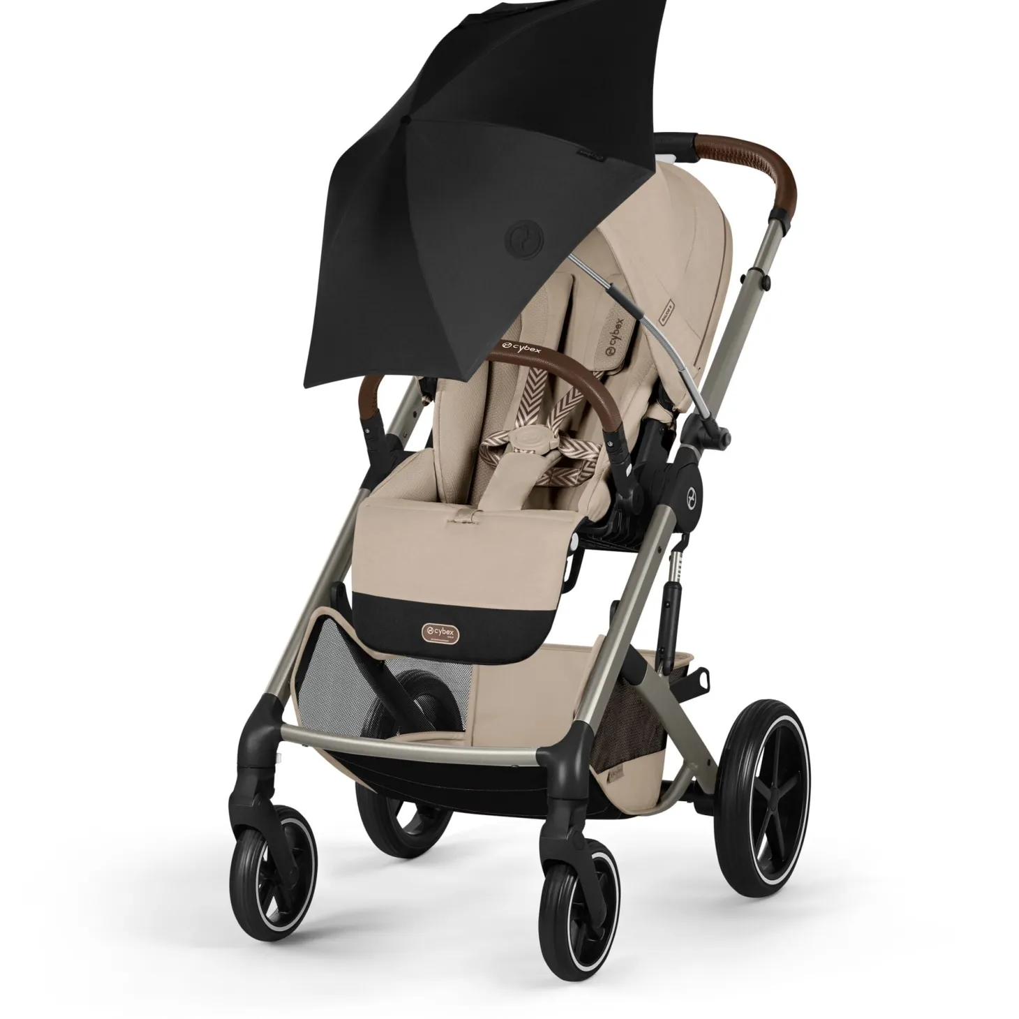 Cybex Duo Poussette Balios S Lux + Nacelle Cot S Lux Châssis Taupe/Almond Beige
