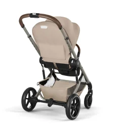 Cybex Duo Poussette Balios S Lux + Nacelle Cot S Lux Châssis Taupe/Almond Beige