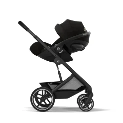Cybex Duo Poussette Balios S Lux + Nacelle Cot S Lux Châssis Noir/Moon Black