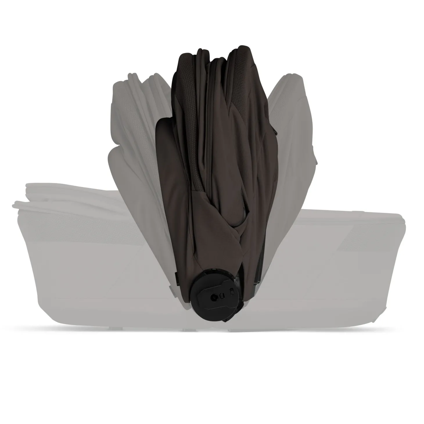 Cybex Duo Poussette Balios S Lux + Nacelle Pliable Châssis Taupe/Chocolate Brown
