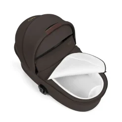 Cybex Duo Poussette Balios S Lux + Nacelle Pliable Châssis Taupe/Chocolate Brown