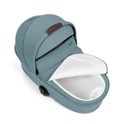 Cybex Duo Poussette Balios S Lux + Nacelle Pliable Châssis Taupe/Stormy Blue