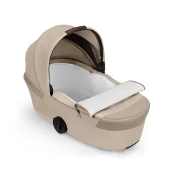 Cybex Duo poussette Talos S Lux + Nacelle pliable Châssis Taupe/Almond Beige