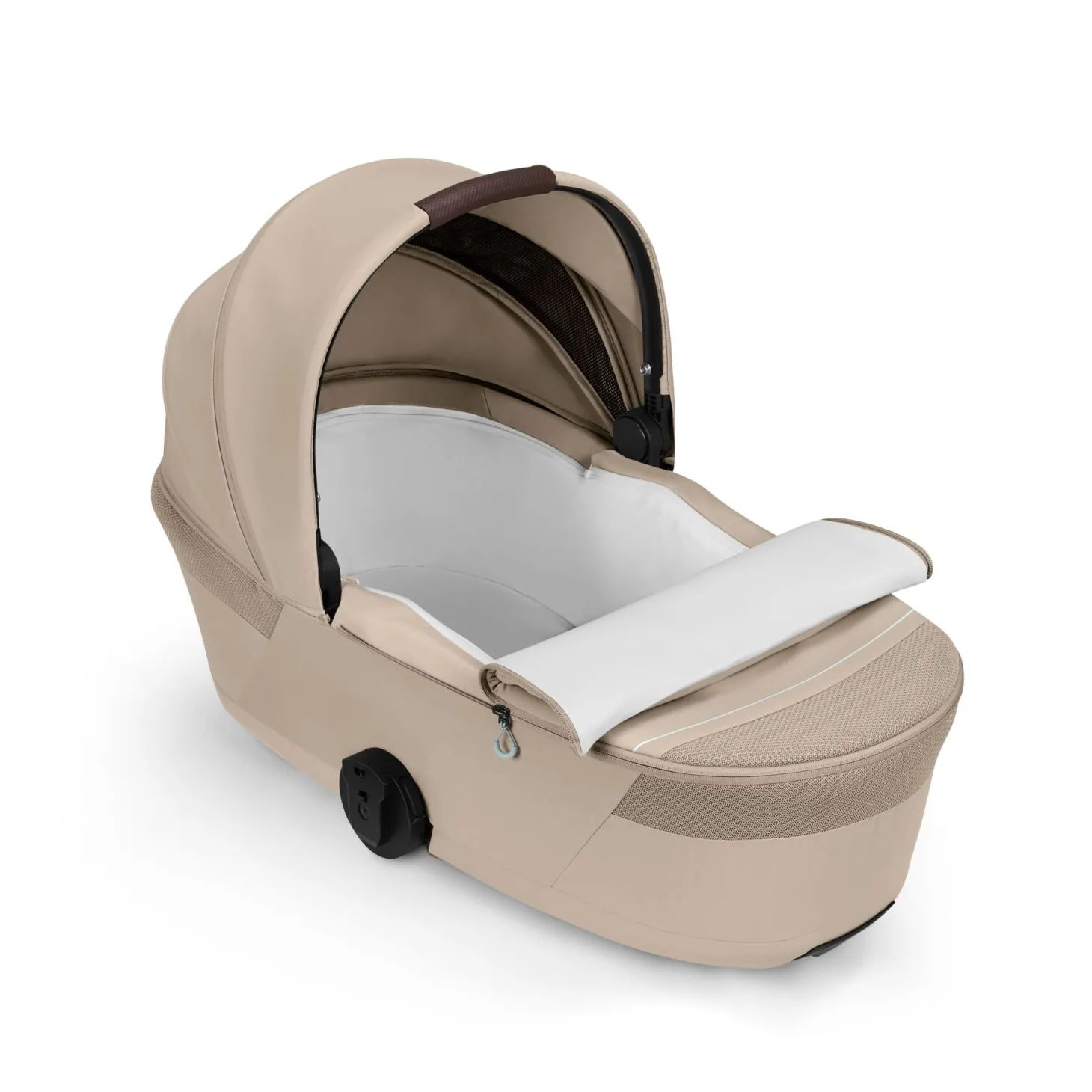 Cybex Duo poussette Talos S Lux + Nacelle pliable Châssis Taupe/Almond Beige