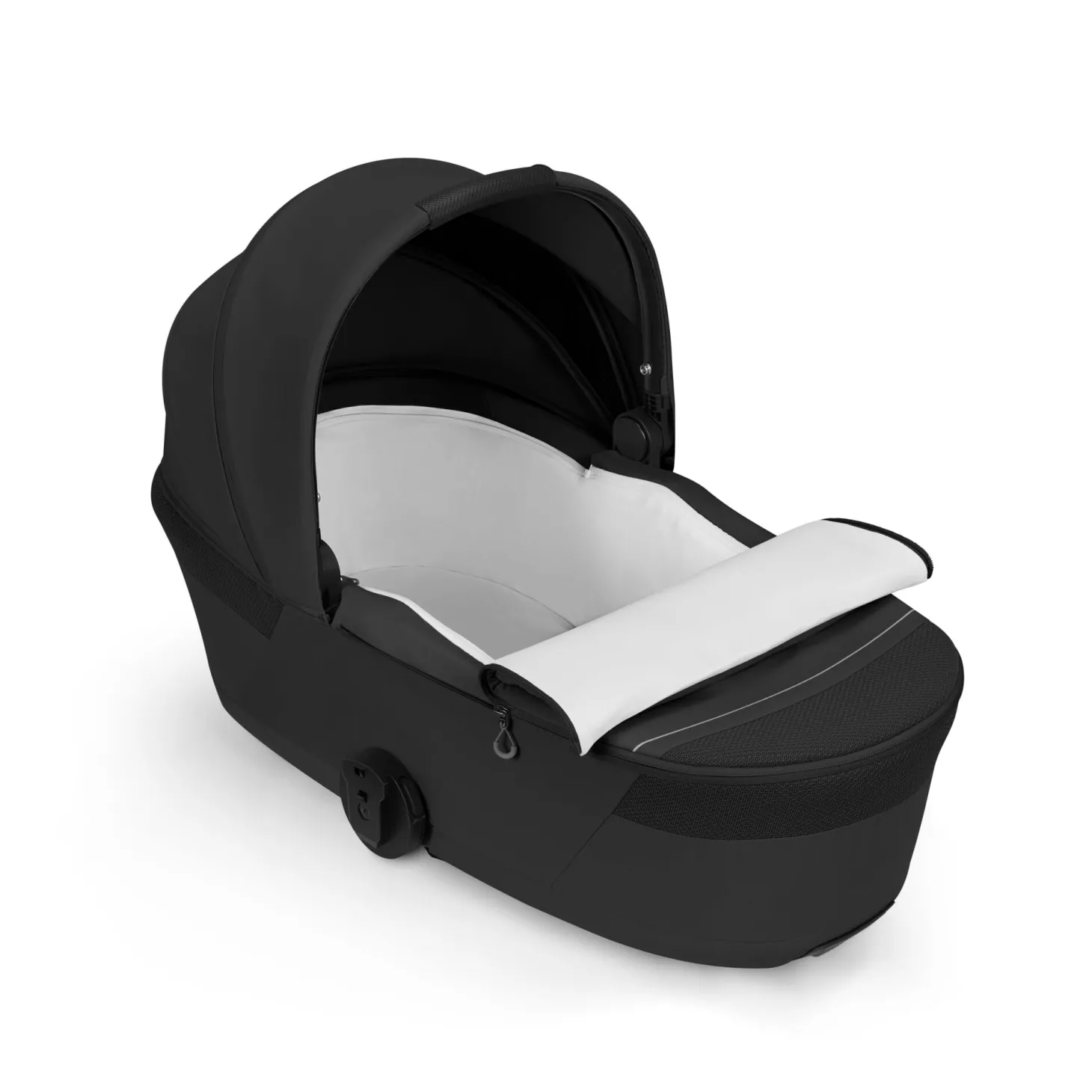Cybex Duo poussette Talos S Lux + Nacelle pliable Châssis Noir/Moon Black