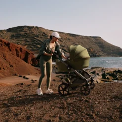 Cybex Duo poussette Talos S Lux + Nacelle pliable Châssis Noir/Moon Black