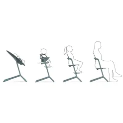 Cybex                    Harnais pour chaise haute Lemo 2    Light Grey