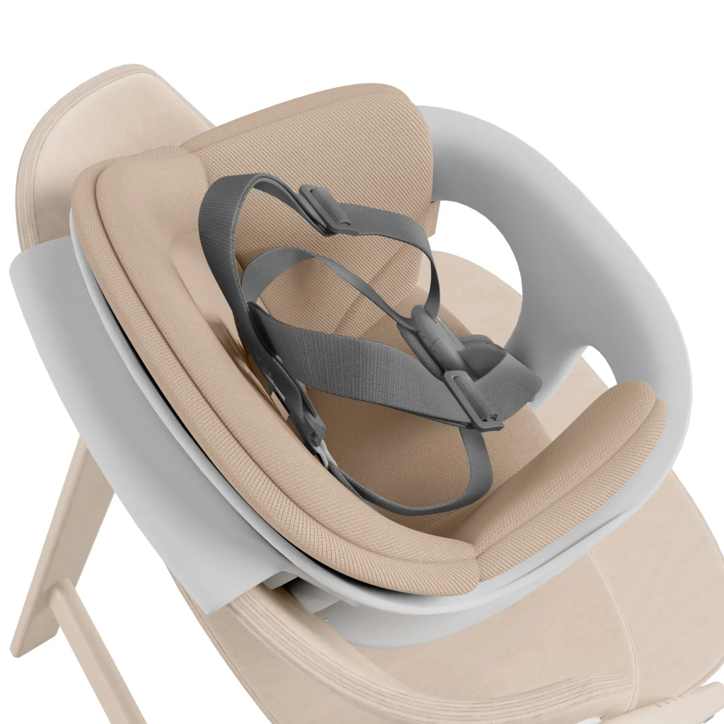 Cybex Harnais pour Chaises Hautes Lemo 2 Click & Fold Light Grey