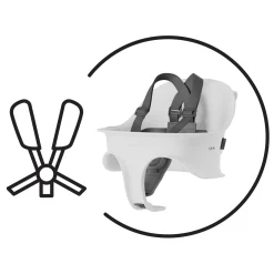 Cybex Harnais pour Chaises Hautes Lemo 2 Click & Fold Light Grey