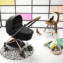 Cybex Nacelle Luxe pour Poussette Mios 3 Sepia Black