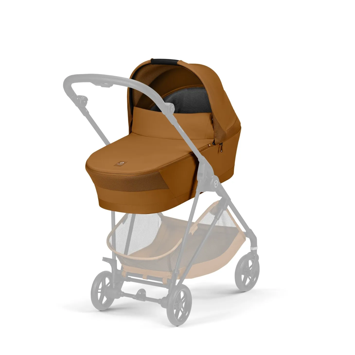 Cybex Nacelle Melio Carbon Cinnamon Yellow