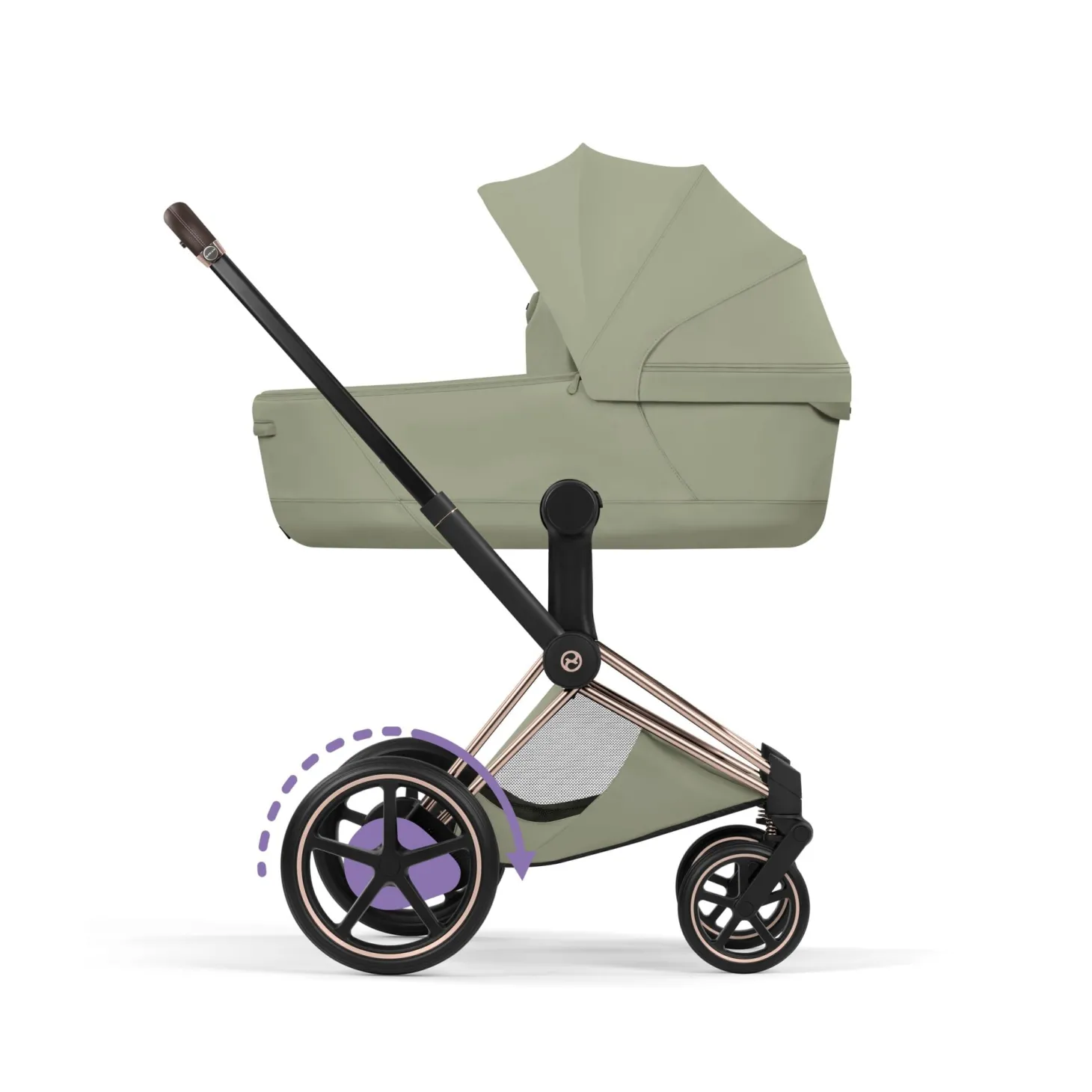 Cybex Nacelle pliable luxe Priam Sage Green