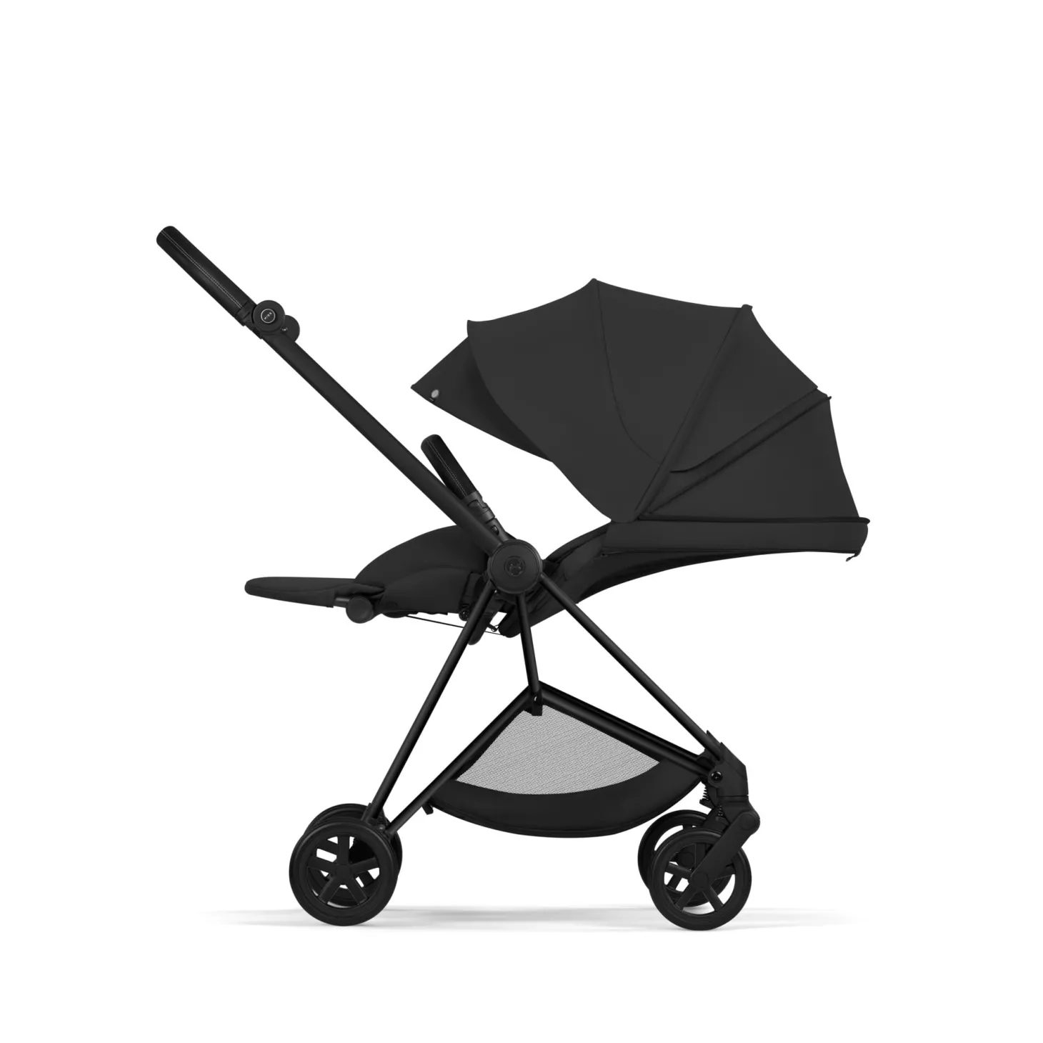 Cybex Poussette citadine avec nacelle pliable Duo Mios Châssis Matt Black / Sepia Black
