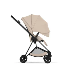 Cybex                    Poussette citadine avec nacelle pliable Duo Mios     Châssis Matt Black / Cozy Beige
