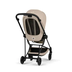 Cybex Poussette citadine avec nacelle pliable Duo Mios Châssis Matt Black / Cozy Beige