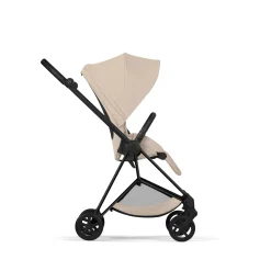 Cybex Poussette citadine avec nacelle pliable Duo Mios Châssis Matt Black / Cozy Beige