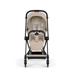 Cybex Poussette citadine avec nacelle pliable Duo Mios Châssis Matt Black / Cozy Beige