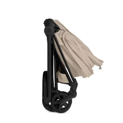 Cybex Poussette citadine avec nacelle pliable Duo Mios Châssis Matt Black / Cozy Beige