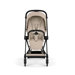 Cybex Poussette citadine avec nacelle pliable Duo Mios Châssis Matt Black / Cozy Beige