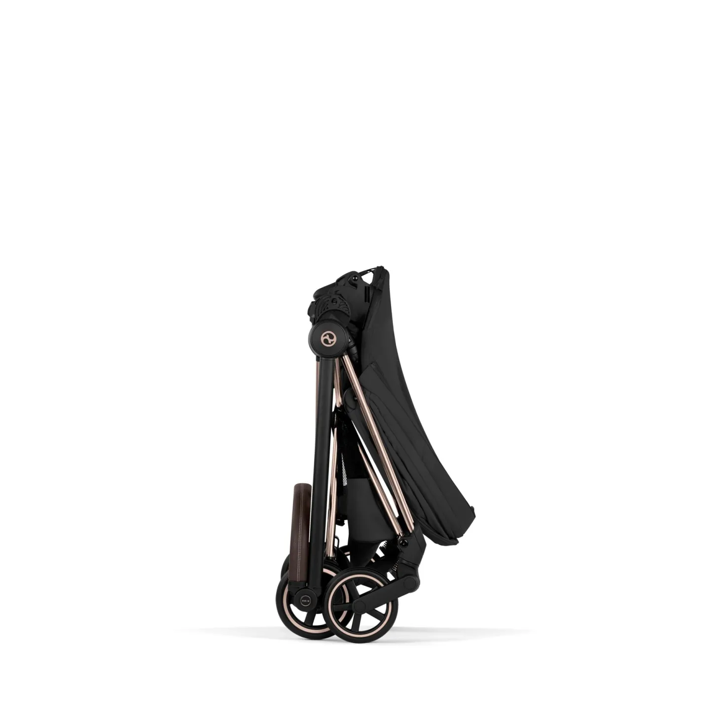 Cybex Poussette citadine avec nacelle pliable Duo Mios Châssis Rose Gold / Sepia Black