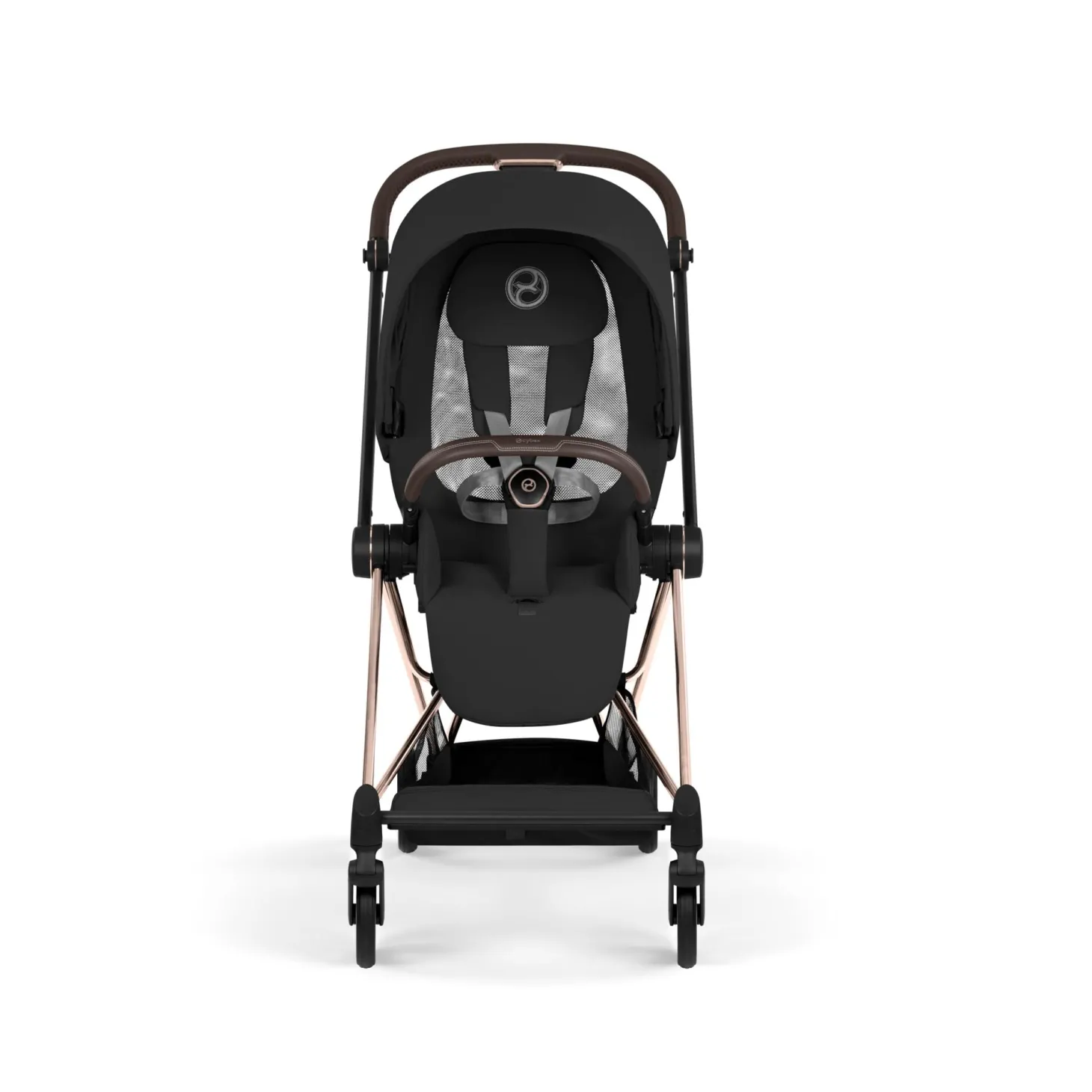 Cybex Poussette citadine avec nacelle pliable Duo Mios Châssis Rose Gold / Sepia Black