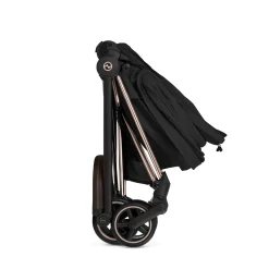 Cybex Poussette citadine avec nacelle pliable Duo Mios Châssis Rose Gold / Sepia Black
