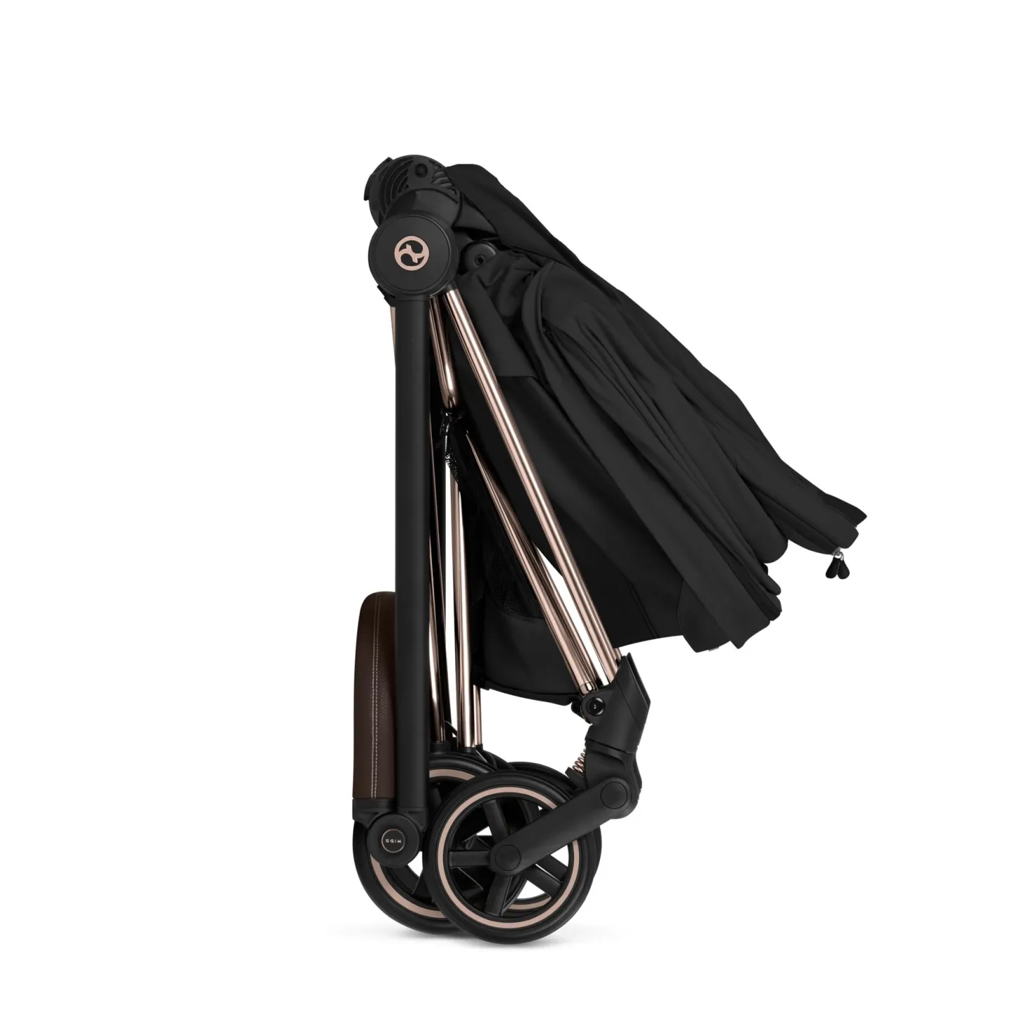 Cybex Poussette citadine avec nacelle pliable Duo Mios Châssis Rose Gold / Sepia Black