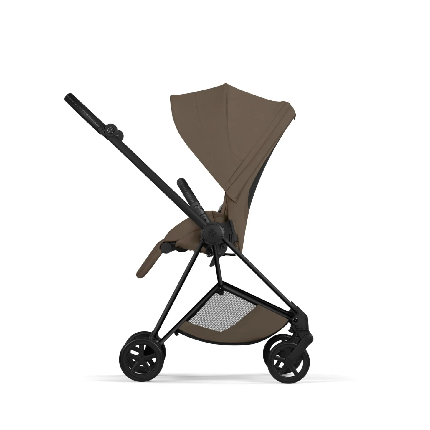 Cybex Poussette citadine avec nacelle pliable Duo Mios Châssis Matt Black / Coconut Brown