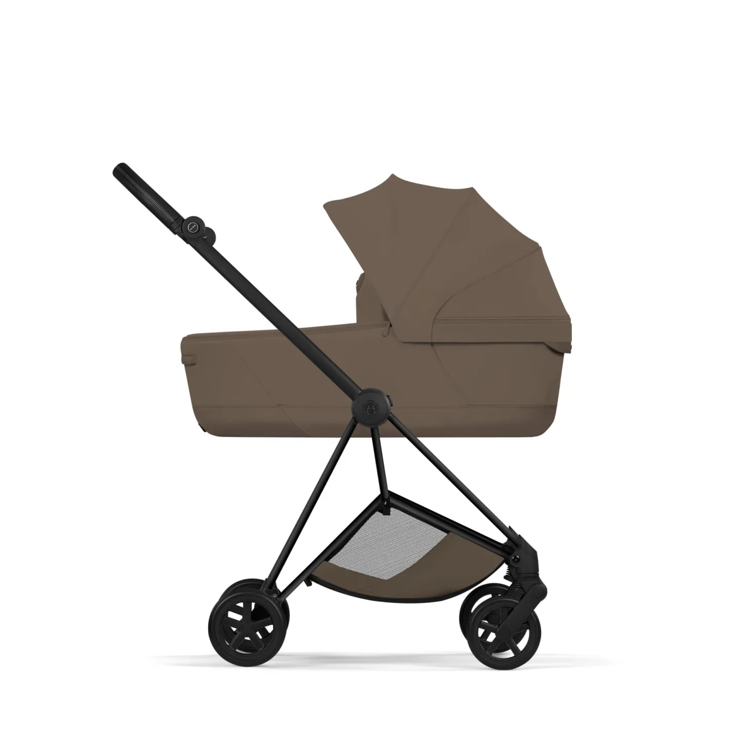 Cybex Poussette citadine avec nacelle pliable Duo Mios Châssis Matt Black / Coconut Brown