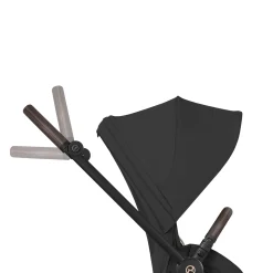 Cybex Poussette citadine avec nacelle pliable Duo Mios Châssis Matt Black / Coconut Brown