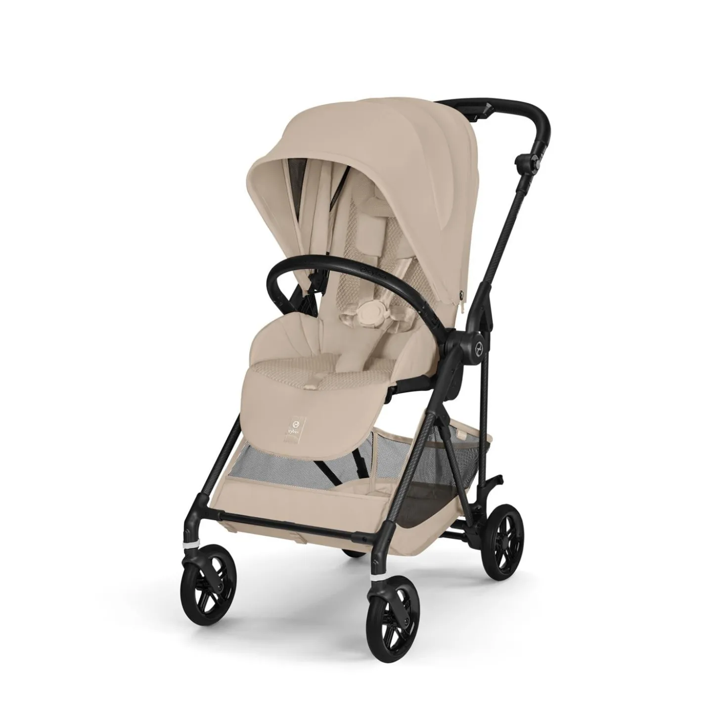 Cybex Poussette Citadine Ultra Légère Melio Carbon Almond Beige