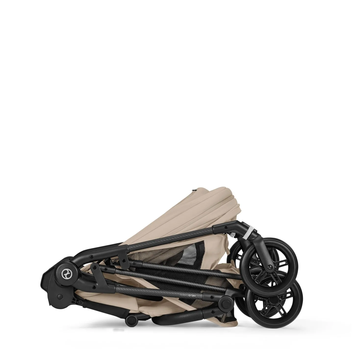 Cybex Poussette Citadine Ultra Légère Melio Carbon Almond Beige
